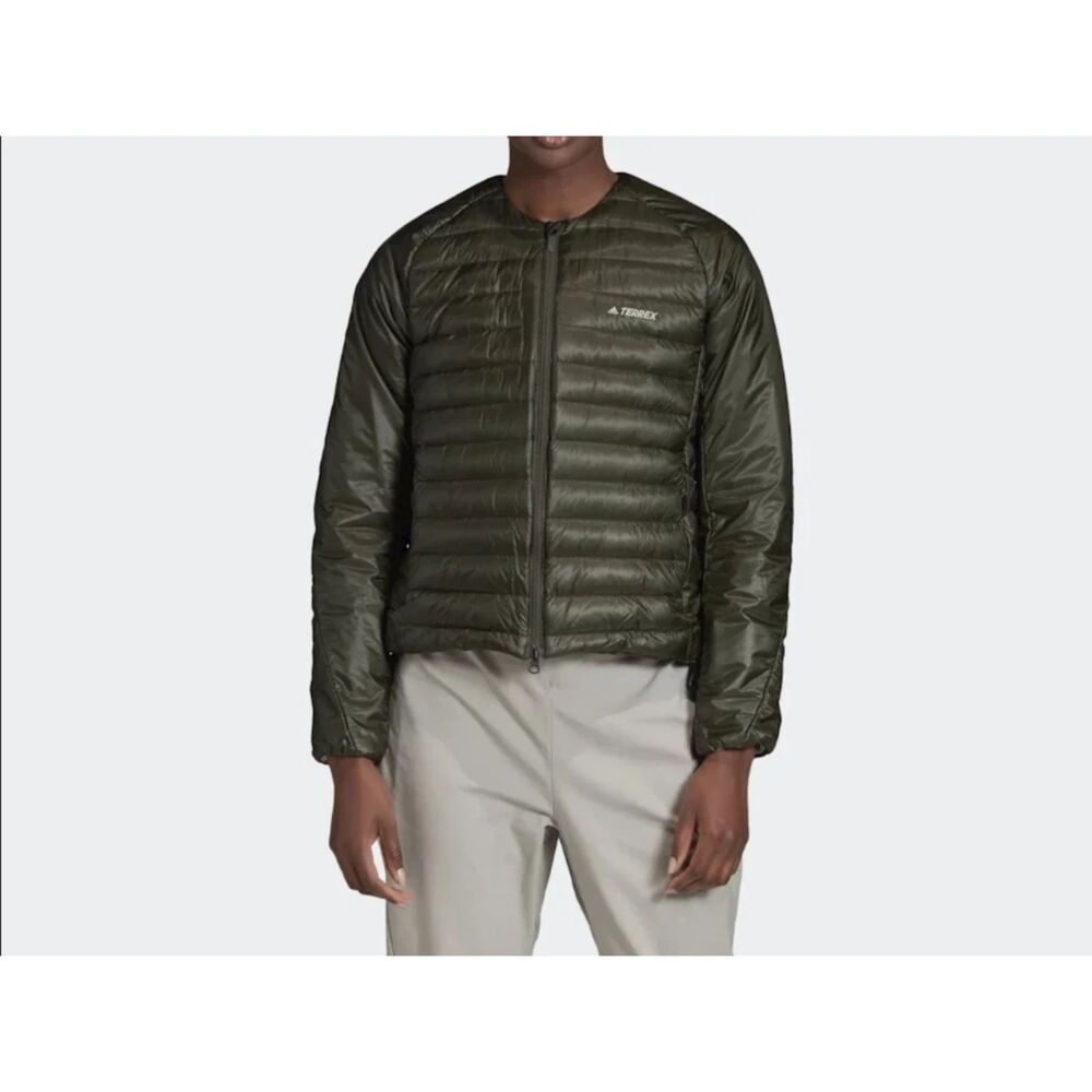 Adidas Terrex GD1154 Green Puffer Bomber Jacket Women's Size XL NWOT